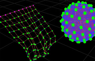 Spring-Physics Simulation